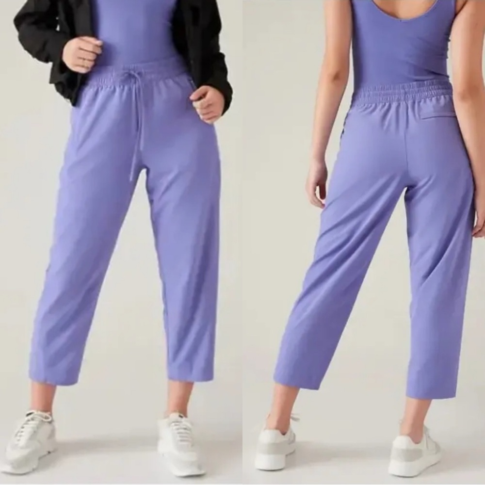 Athleta‎ Arrival Pants Lilac Joggers 8 Tall
